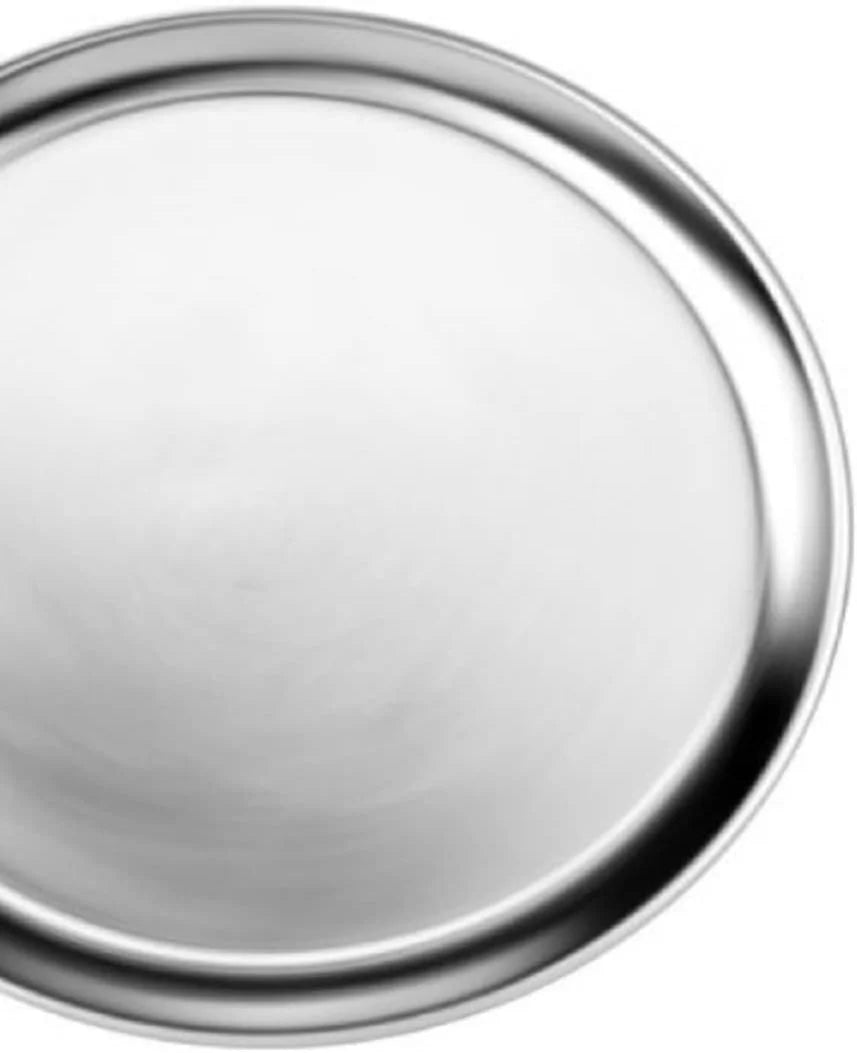 Baking Pizza & 3 Round Tray Pan 9” Tray Tray Baking for Tray Wide Pizza Bakeware Aluminum Home TrueCraftware- of Kitchen Rim- Pizzeria Pizza Set Restaurants Round Pan